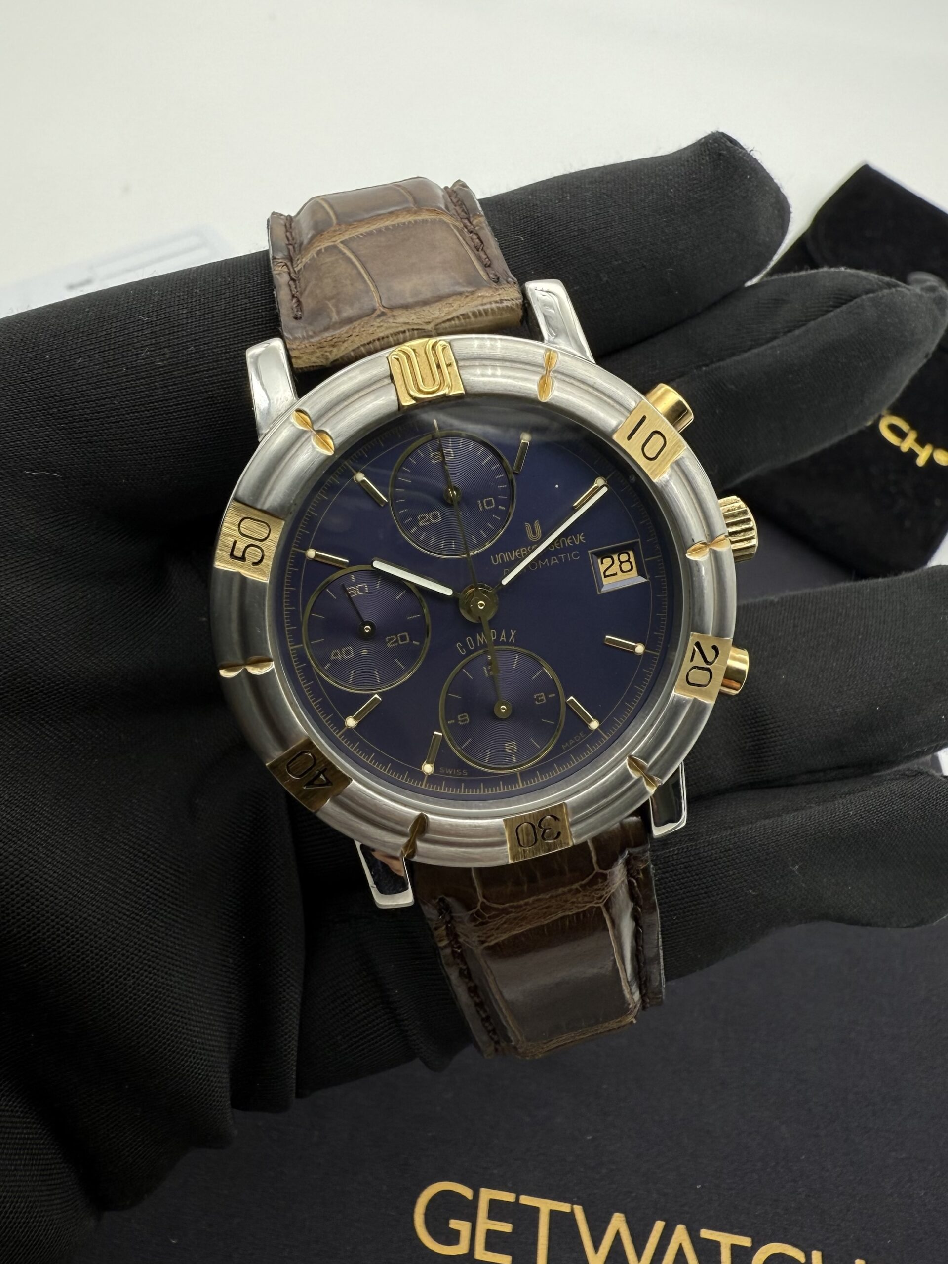 Universal Genève Compax Automatic Blue Dial Chronograph