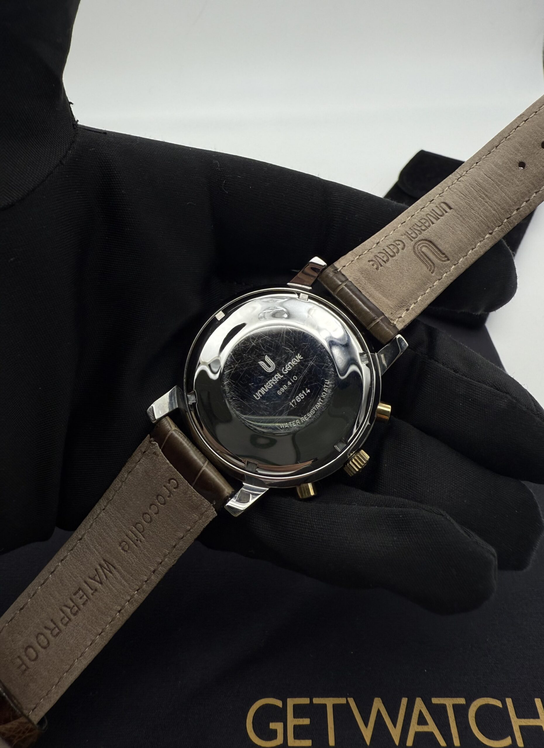 Universal Genève Compax Automatic Blue Dial Chronograph - Image 7