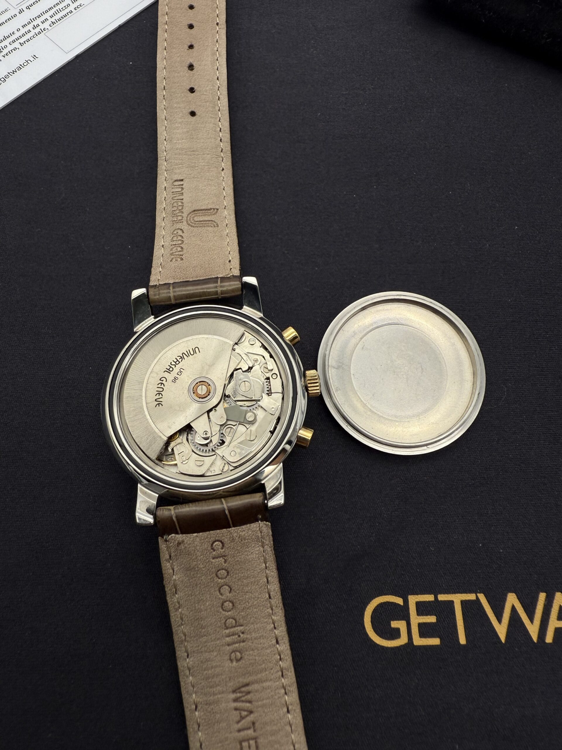 Universal Genève Compax Automatic Blue Dial Chronograph - Image 11