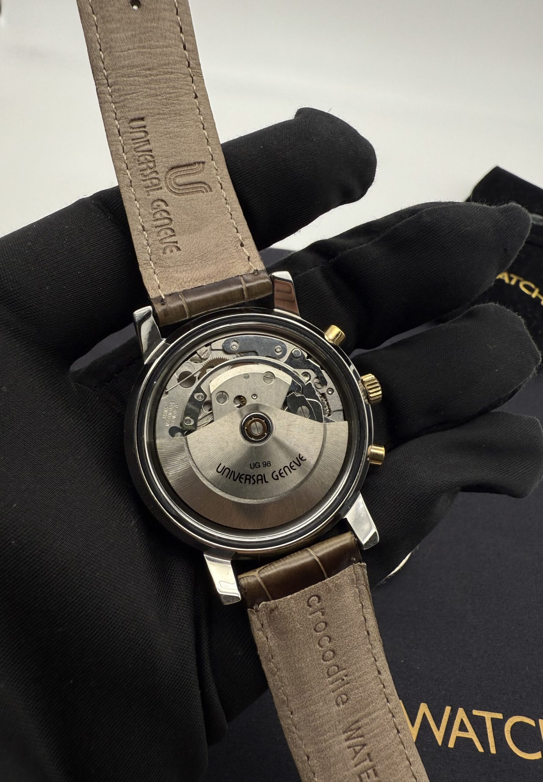 Universal Genève Compax Automatic Blue Dial Chronograph - Image 12