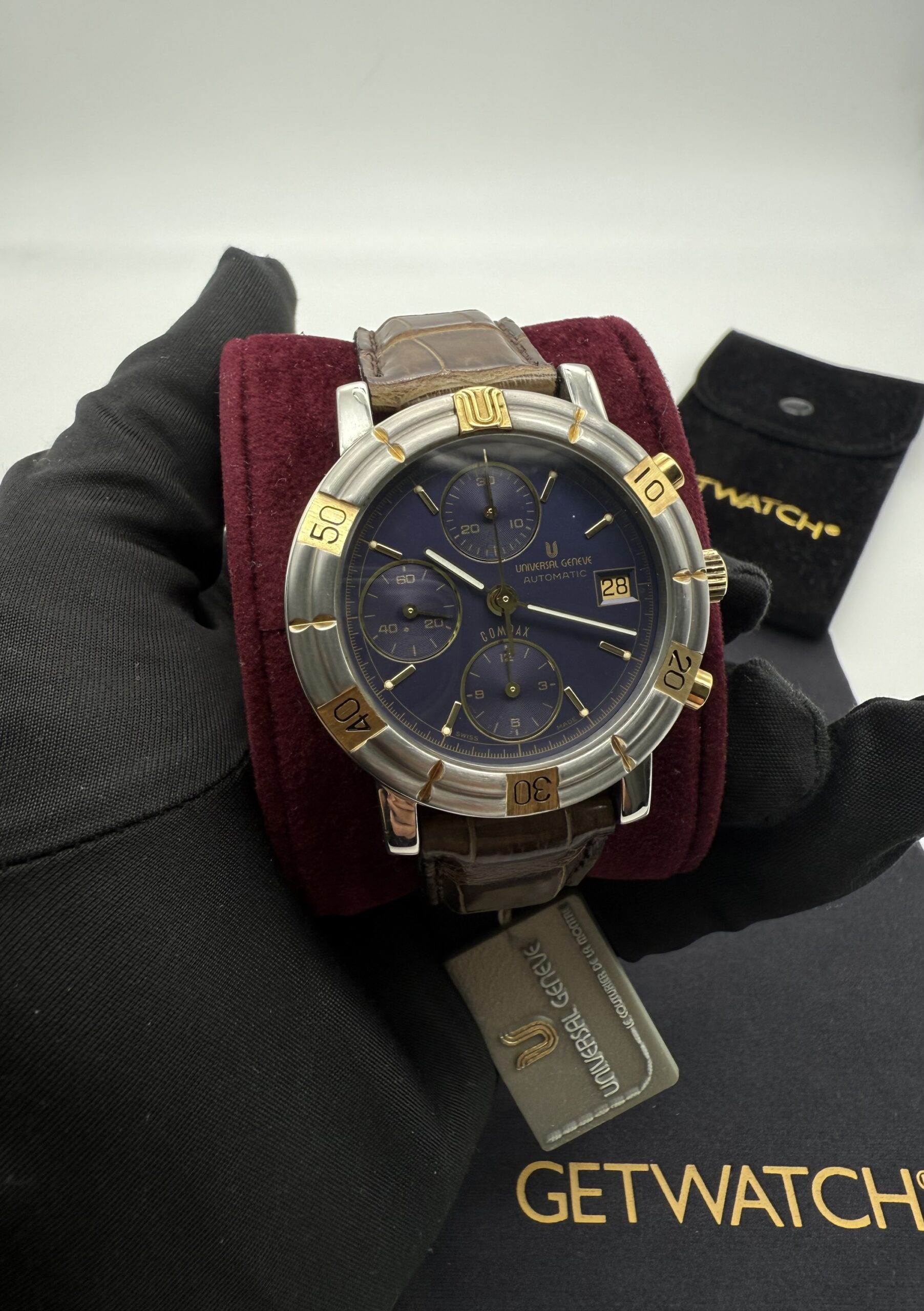Universal Genève Compax Automatic Blue Dial Chronograph - Image 10