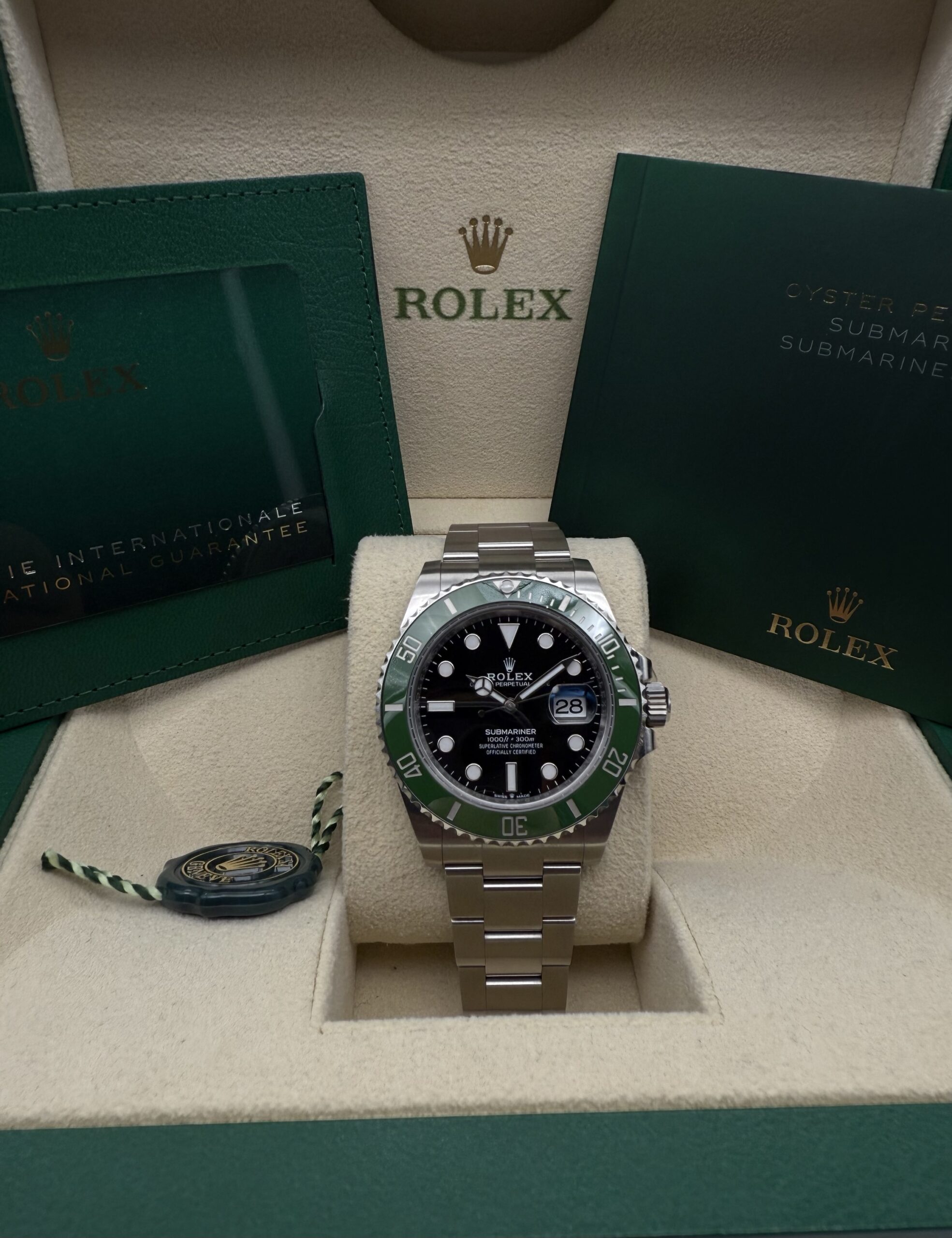 Rolex Submariner Date 126610LV “Starbucks” Mark II Full Set 2024 - Image 10