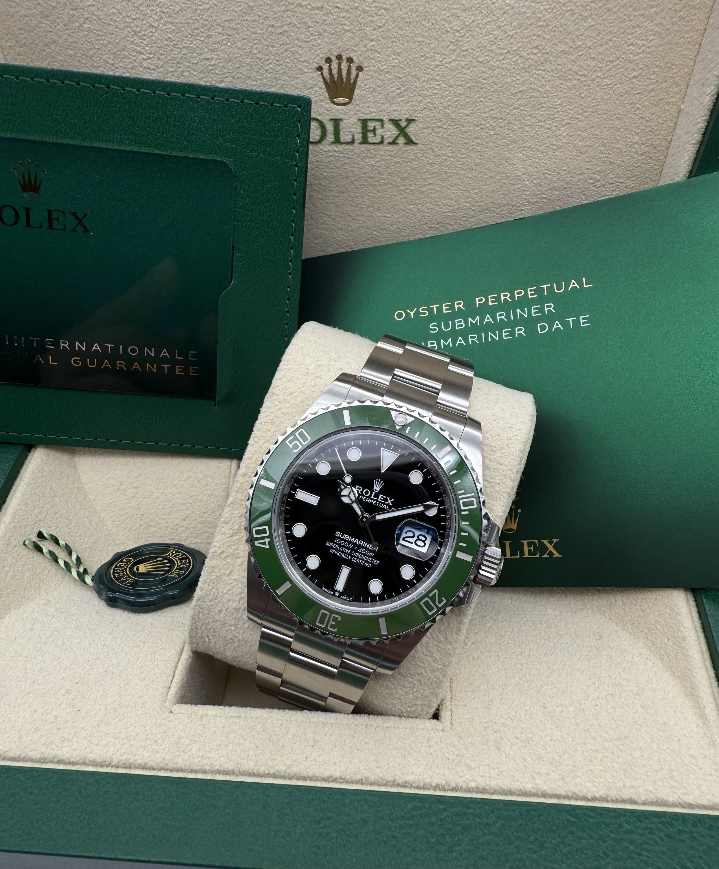 Rolex Submariner Date 126610LV “Starbucks” Mark II Full Set 2024 - Image 6