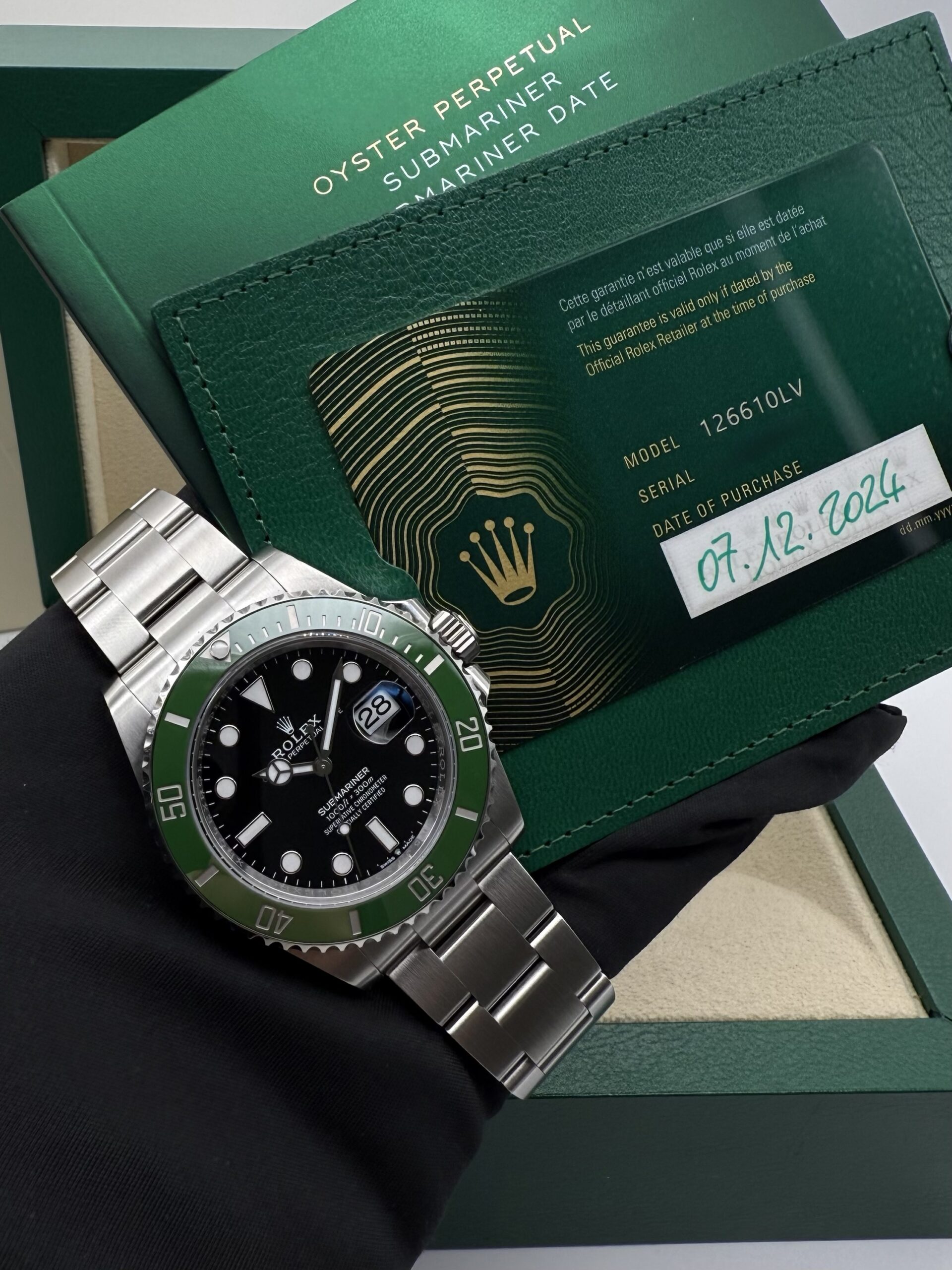 Rolex Submariner Date 126610LV “Starbucks” Mark II Full Set 2024 - Image 2