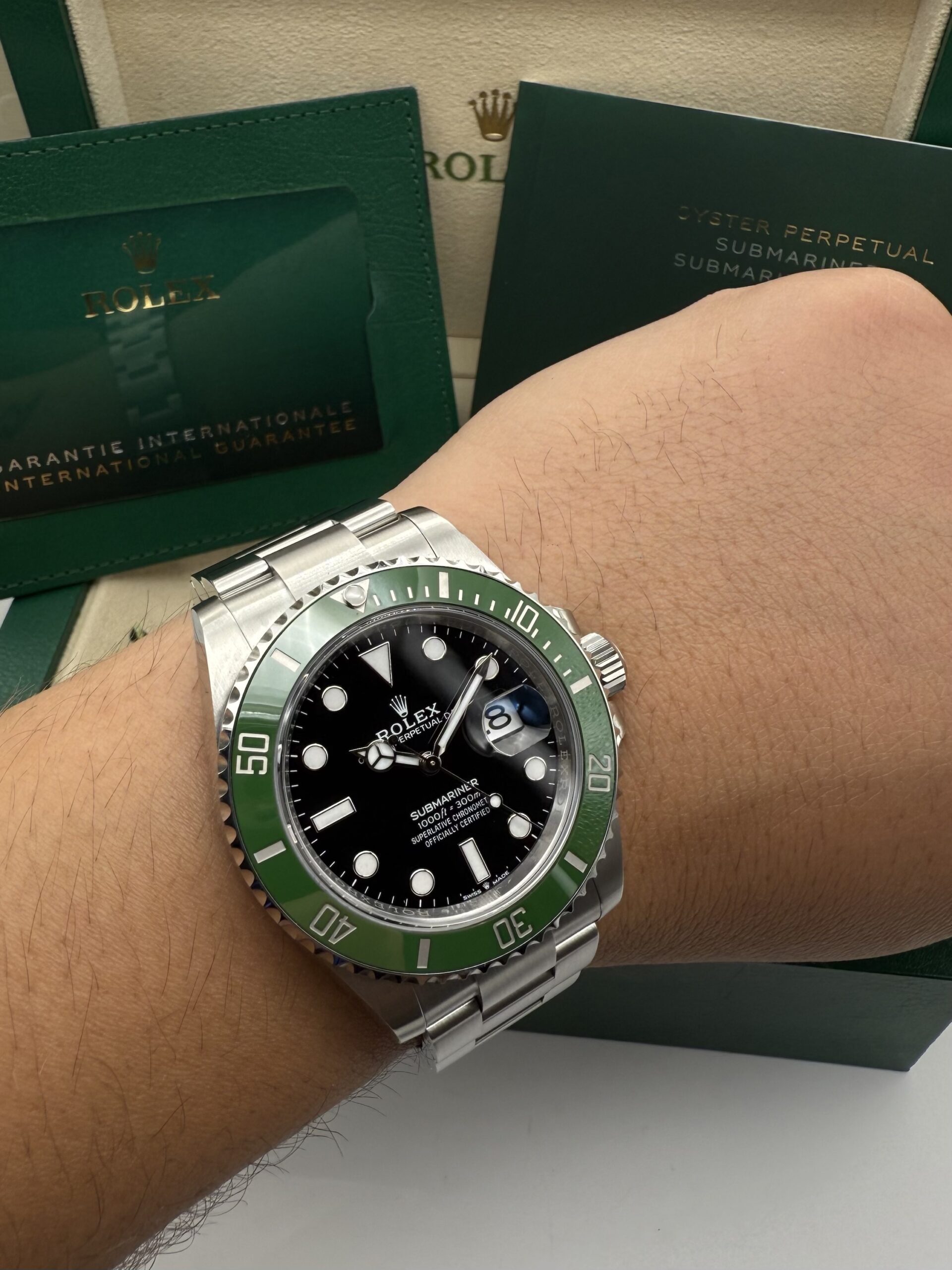 Rolex Submariner Date 126610LV “Starbucks” Mark II Full Set 2024 - Image 16