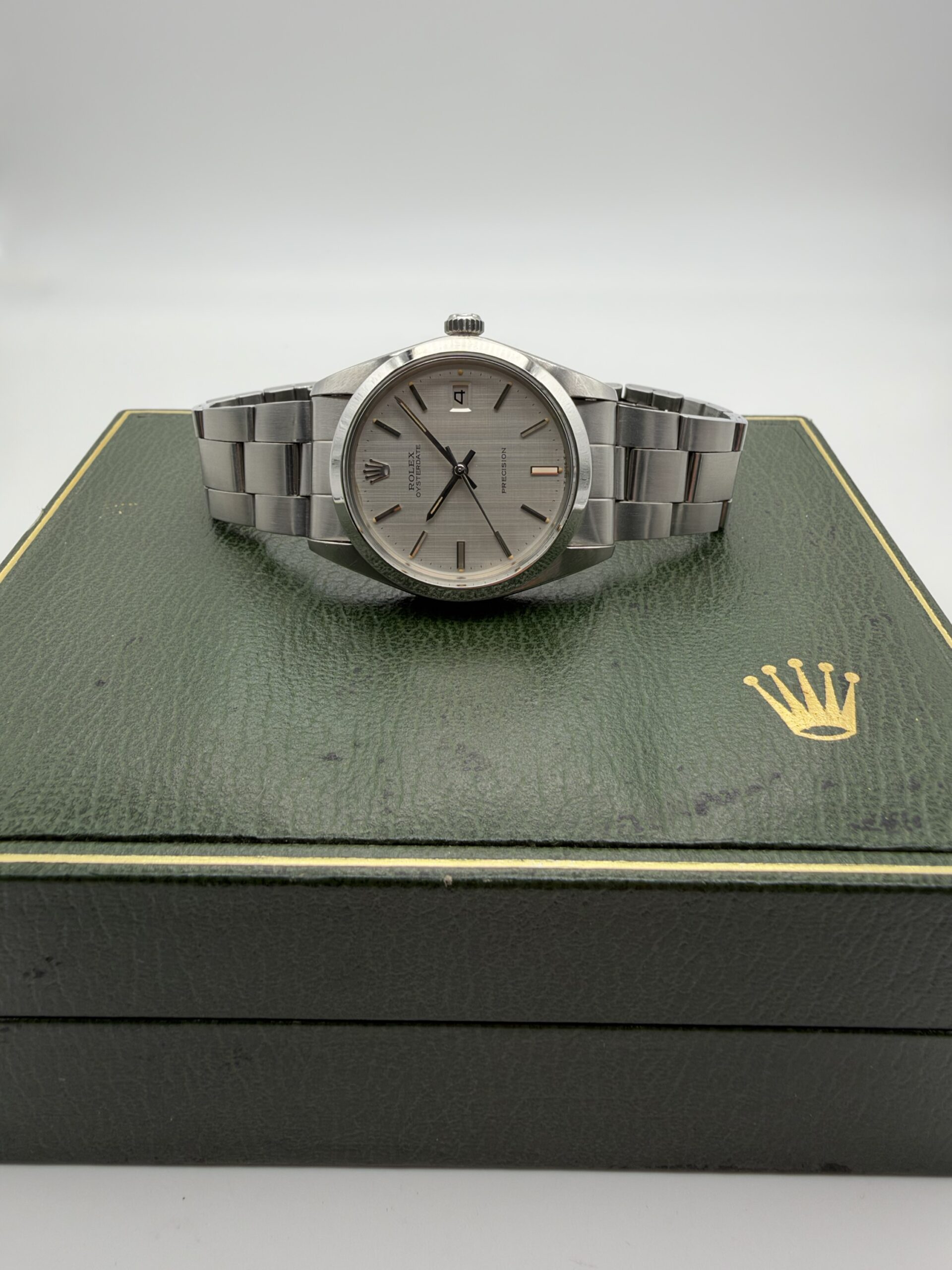 ROLEX OYSTERDATE PRECISION 6694 – 1973 – LINEN DIAL – VINTAGE - Image 7