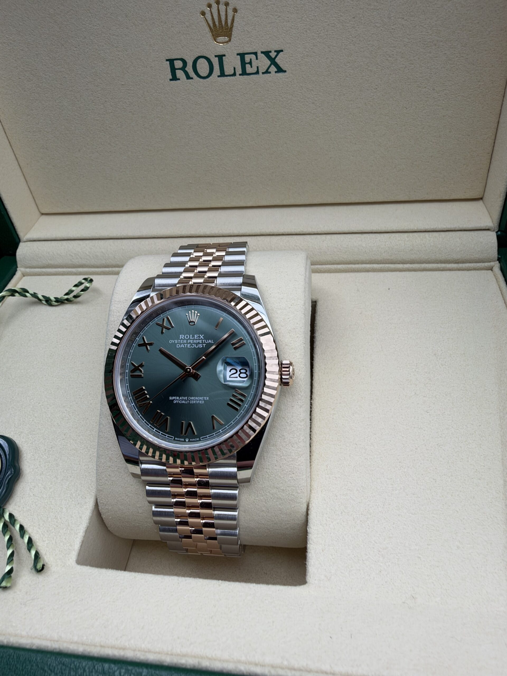 Rolex Datejust 41 | Ref. 126331 | 2026 | Mint Green Dial – Jubilee – Brand New - Image 5