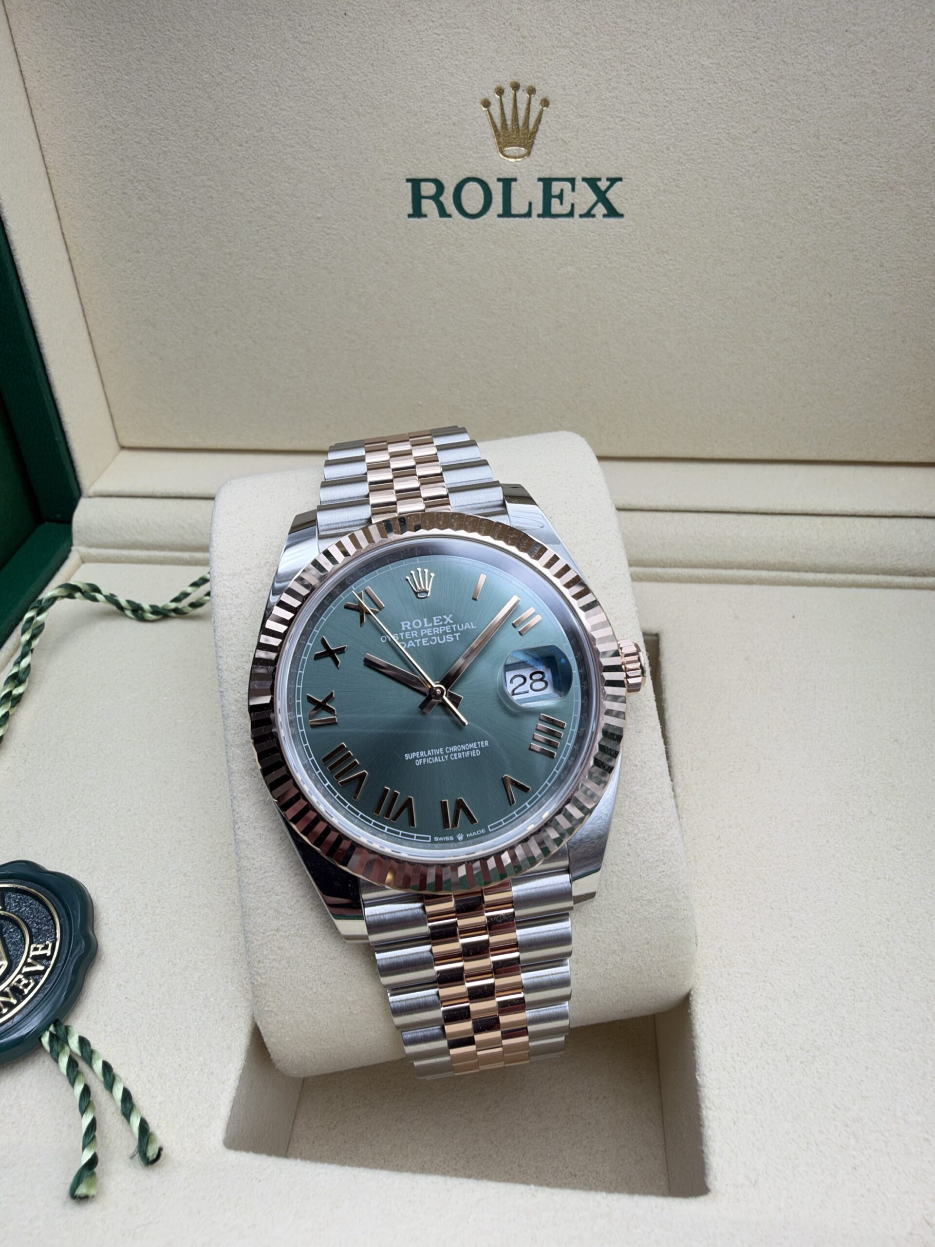 Rolex Datejust 41 | Ref. 126331 | 2026 | Mint Green Dial – Jubilee – Brand New - Image 4