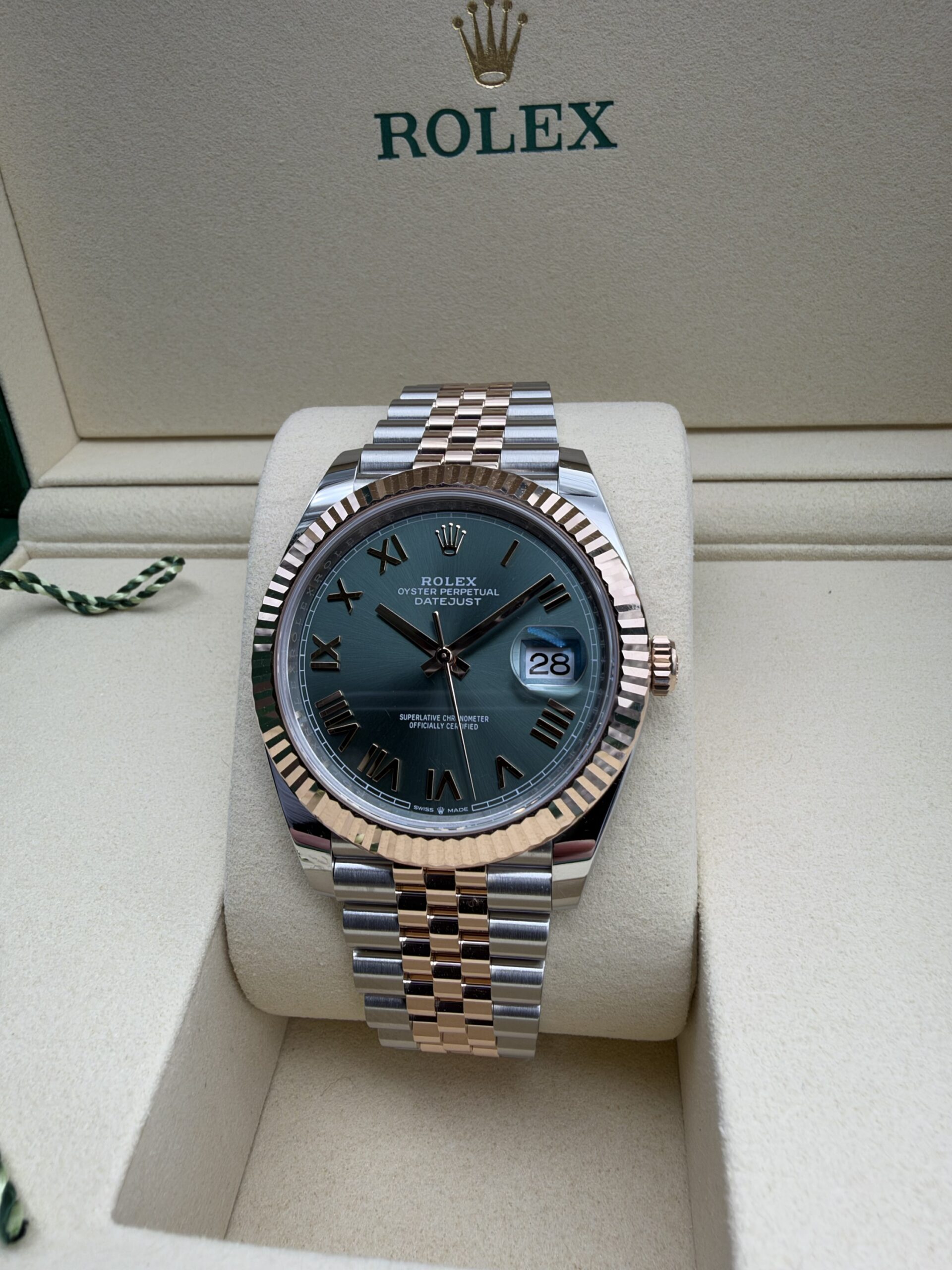 Rolex Datejust 41 | Ref. 126331 | 2026 | Mint Green Dial – Jubilee – Brand New