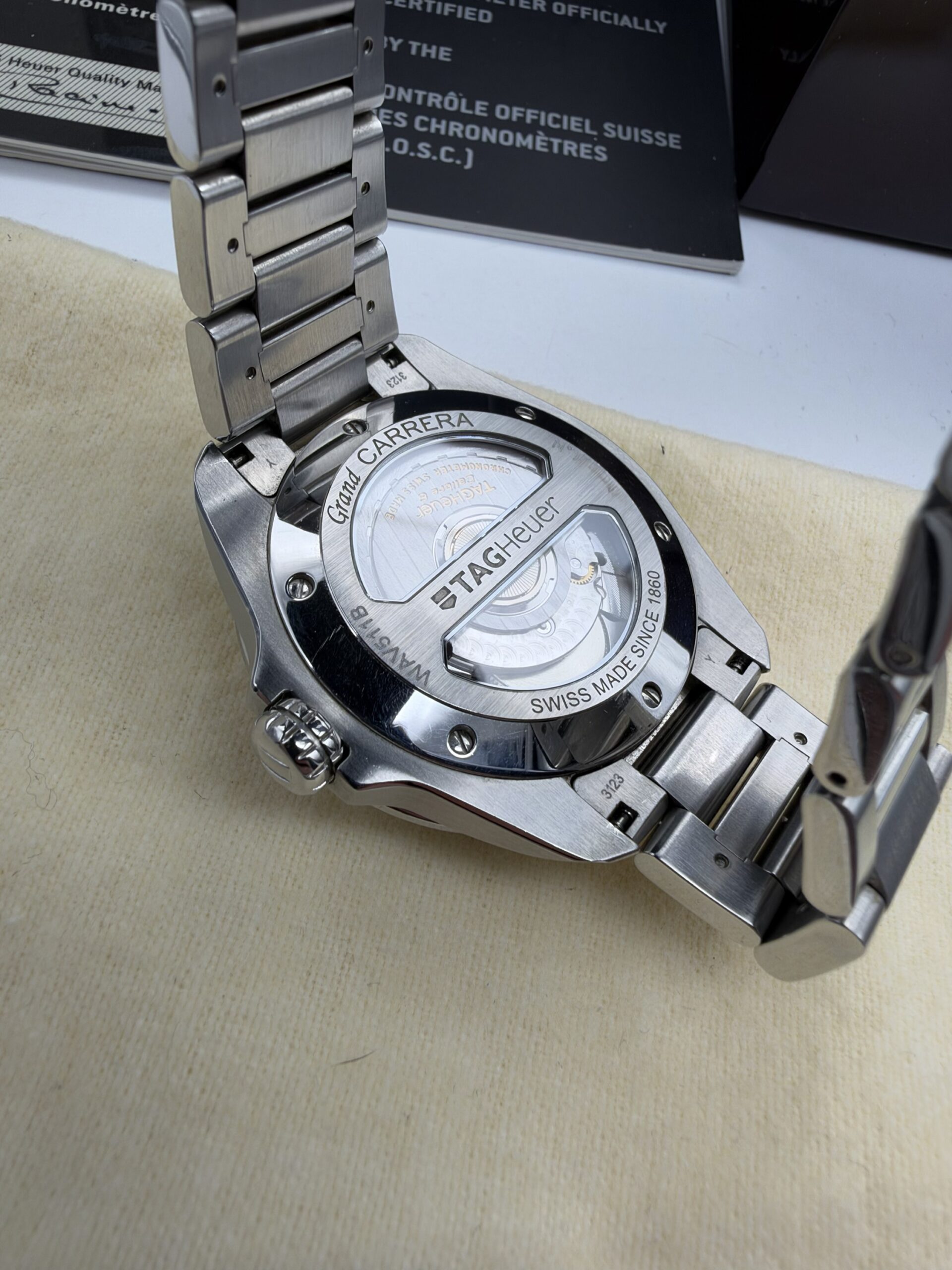 TAG Heuer Gran Carrera Calibre 6 | Ref. WAV511B | 2010 | Full Set – COSC Chronometer - Image 15