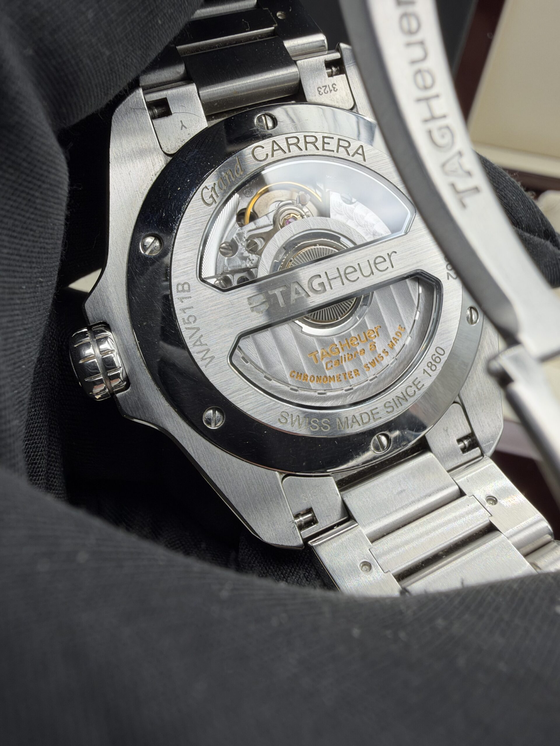 TAG Heuer Gran Carrera Calibre 6 | Ref. WAV511B | 2010 | Full Set – COSC Chronometer - Image 4