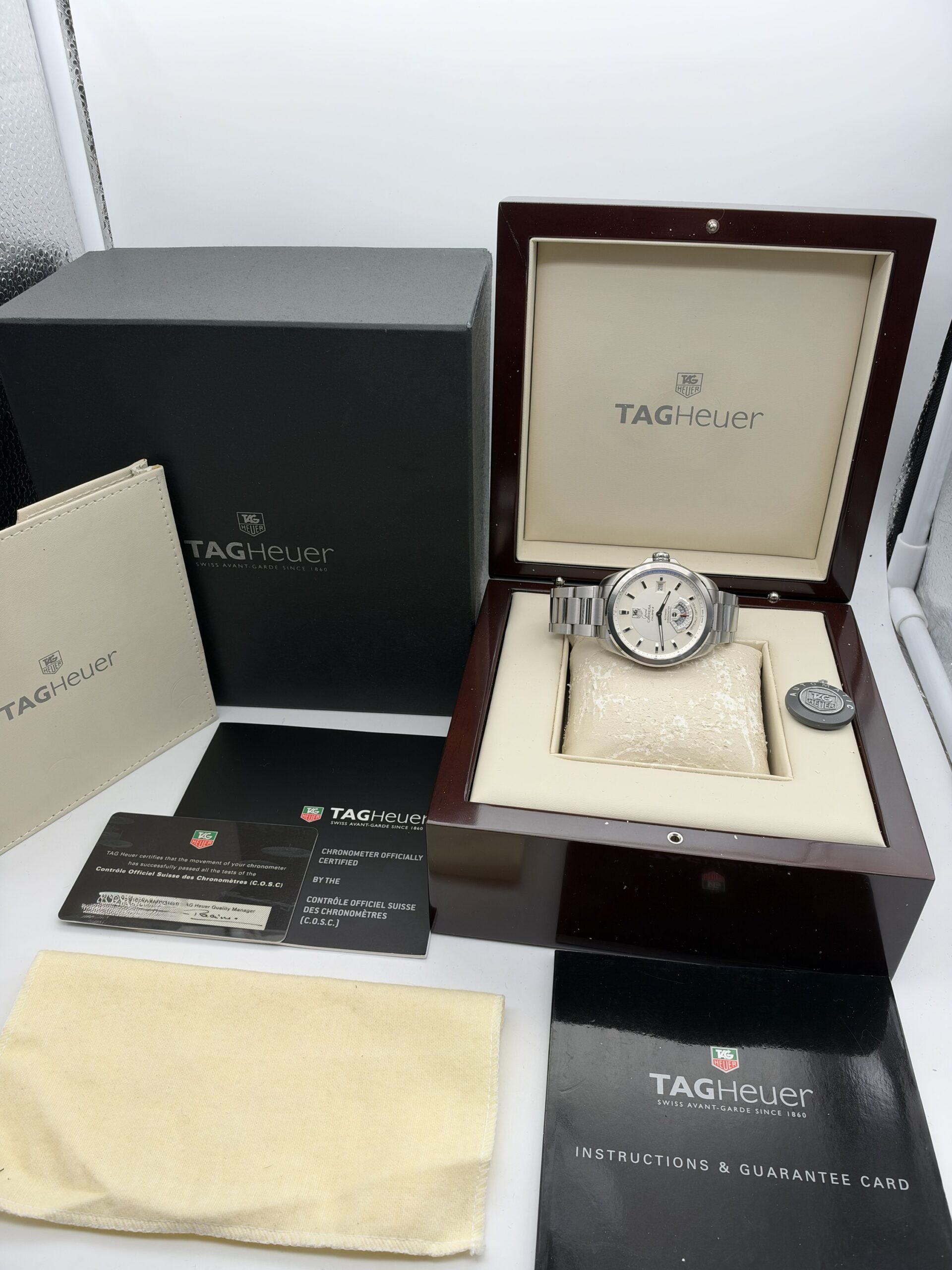 TAG Heuer Gran Carrera Calibre 6 | Ref. WAV511B | 2010 | Full Set – COSC Chronometer - Image 3