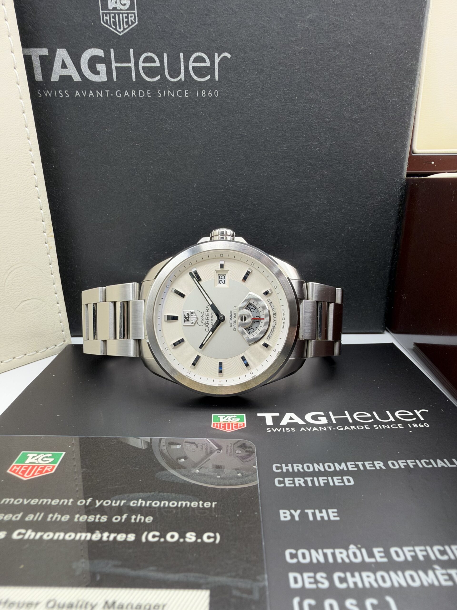 TAG Heuer Gran Carrera Calibre 6 | Ref. WAV511B | 2010 | Full Set – COSC Chronometer - Image 9